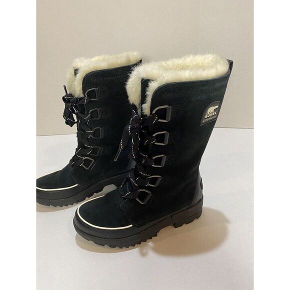 Sorel Tivoli IV Tall Women Black Waterproof Insulated Winter Snow Boot Size 6.5 - Picture 2 of 6